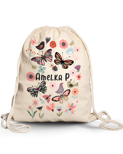 Worek \ plecak dla dziecka do żłobka przedszkola szkoły z IMIENIEM DZIECKA