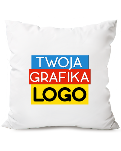 Poduszka z własnym nadrukiem – logo firmy, zdjęcie | Personalizowana p