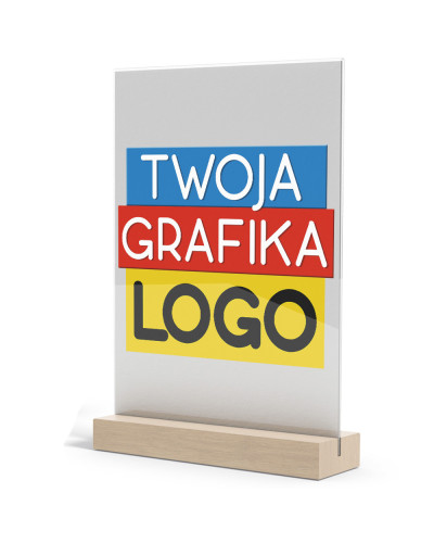 Statuetka z plexi z własnym nadrukiem – logo, zdjęcie lub grafika