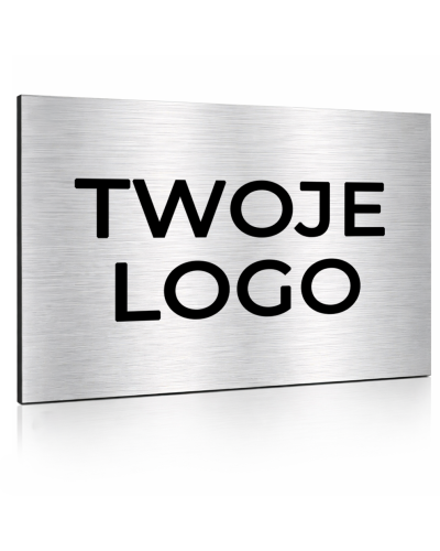 Tabliczka Dibond 20x30 cm z logo firmy | Szyld biurowy premium