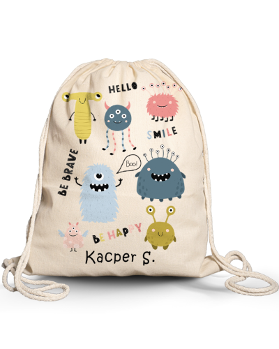Worek \ plecak dla dziecka do żłobka przedszkola szkoły z IMIENIEM DZIECKA
