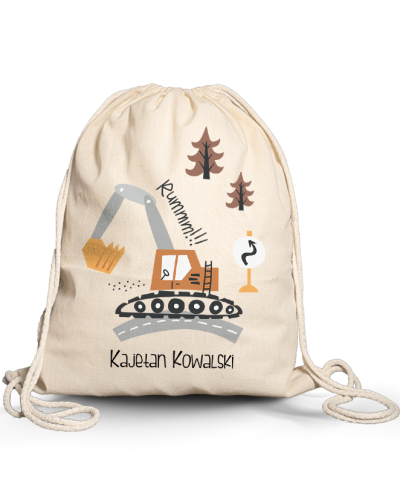 Worek \ plecak dla dziecka do żłobka przedszkola szkoły z IMIENIEM DZIECKA