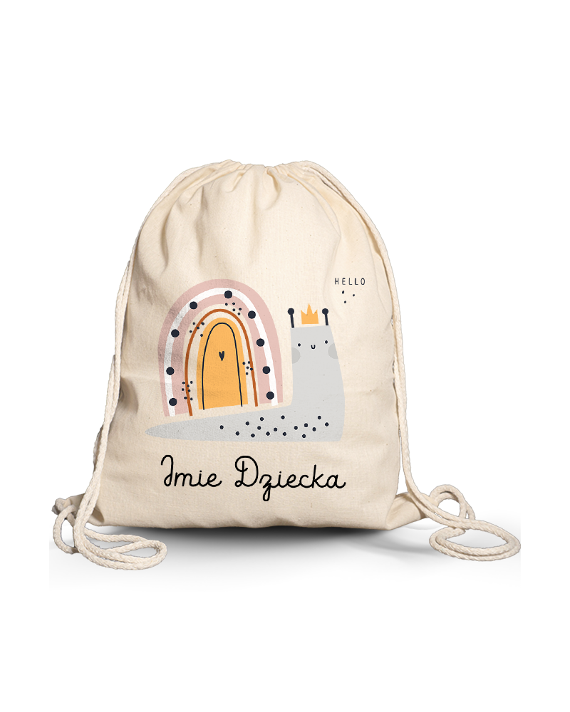 Worek \ plecak dla dziecka do żłobka przedszkola szkoły z IMIENIEM DZIECKA