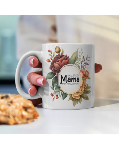 Kubek preznt dla mamy na dzień mamy od dzieci Najlepsza mama na świecie