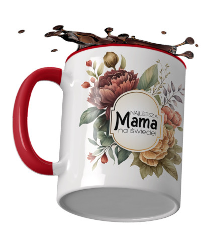 Kubek preznt dla mamy na dzień mamy od dzieci Najlepsza mama na świecie