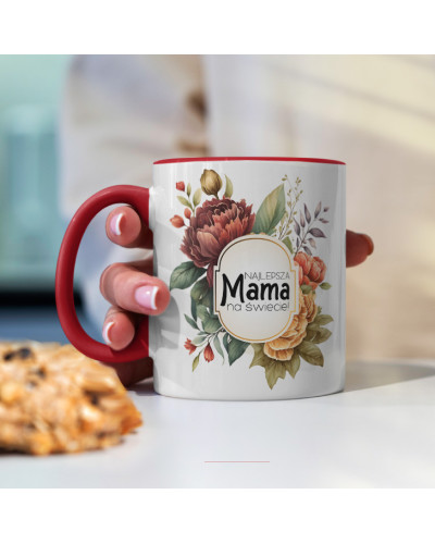 Kubek preznt dla mamy na dzień mamy od dzieci Najlepsza mama na świecie