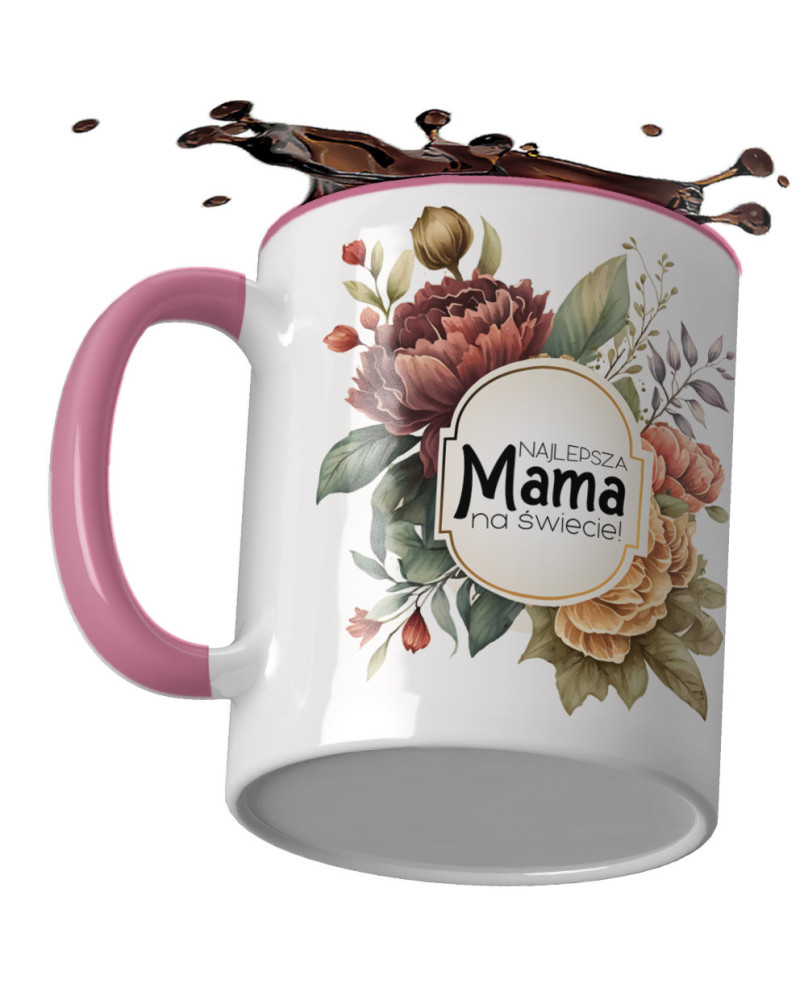 Kubek preznt dla mamy na dzień mamy od dzieci Najlepsza mama na świecie