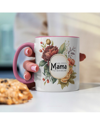 Kubek preznt dla mamy na dzień mamy od dzieci Najlepsza mama na świecie