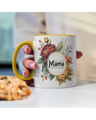 Kubek preznt dla mamy na dzień mamy od dzieci Najlepsza mama na świecie