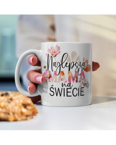 Kubek preznt dla mamy na dzień mamy od dzieci Najlepsza mama na świecie