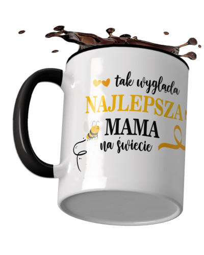 Kubek dla MAMY na preznt śmieszny "tak wygląda najlepsza mama na świecie"