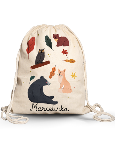 Worek \ plecak dla dziecka do żłobka przedszkola szkoły z IMIENIEM DZIECKA