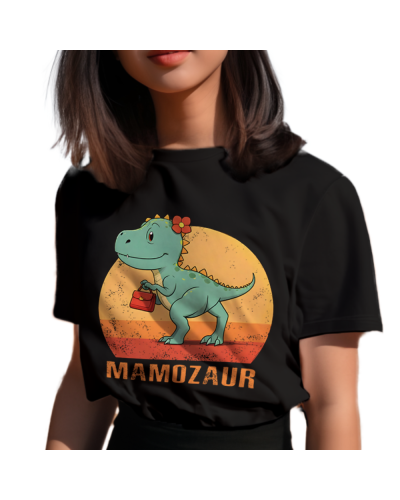 kopia Koszulka damska na prezent dla mamy na Dzień Mamy "Mamozaur"