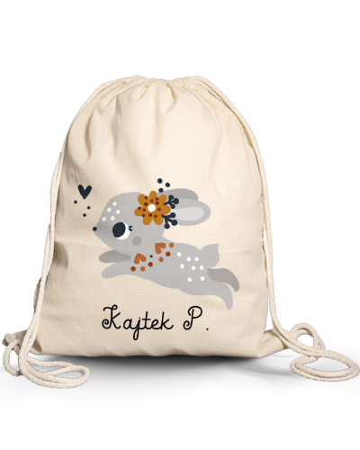 Worek \ plecak dla dziecka do żłobka przedszkola szkoły z IMIENIEM DZIECKA