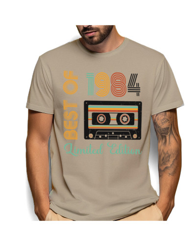 Koszulka na prezent na urodziny np. 40, 50, 60, 70, 80, 90 lat PERSONALIZOWANY ROK URODZENIA