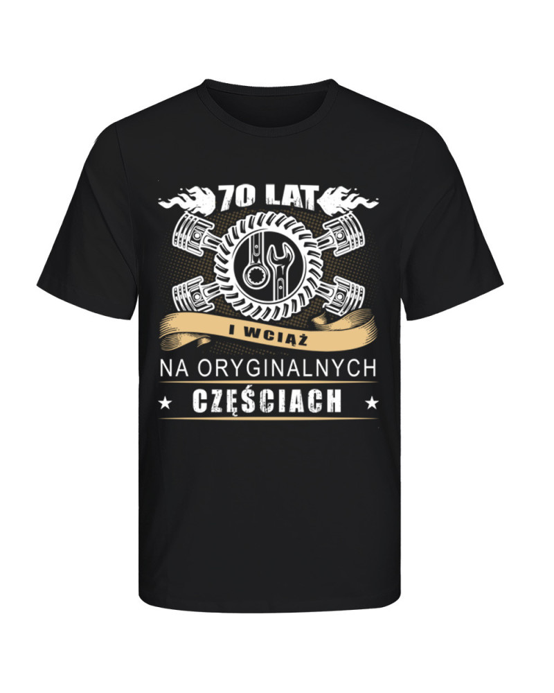 Koszulka na prezent na urodziny np. 40, 50, 60, 70, 80, 90 lat PERSONALIZOWANY ROK URODZENIA