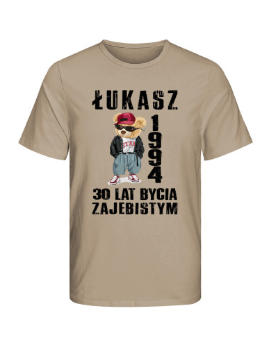 Koszulka na prezent na urodziny np. 40, 50, 60, 70, 80, 90 lat PERSONALIZOWANY ROK URODZENIA + IMIĘ