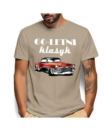 Koszulka na prezent na urodziny np. 40, 50, 60, 70, 80, 90 lat PERSONALIZOWANY ROK URODZENIA