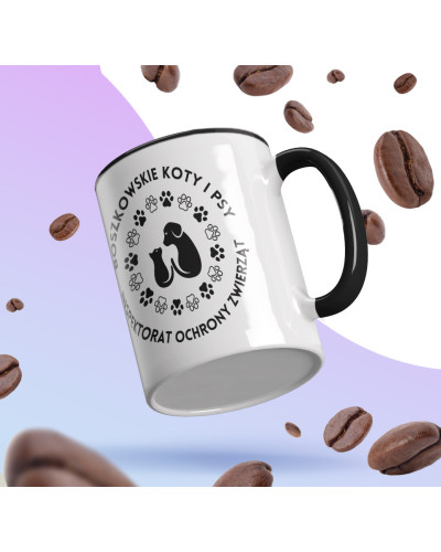 Kubek ceramiczny 330 ml Inspektorat Ochrony Zwierząt Boszkowskie Koty i Psy