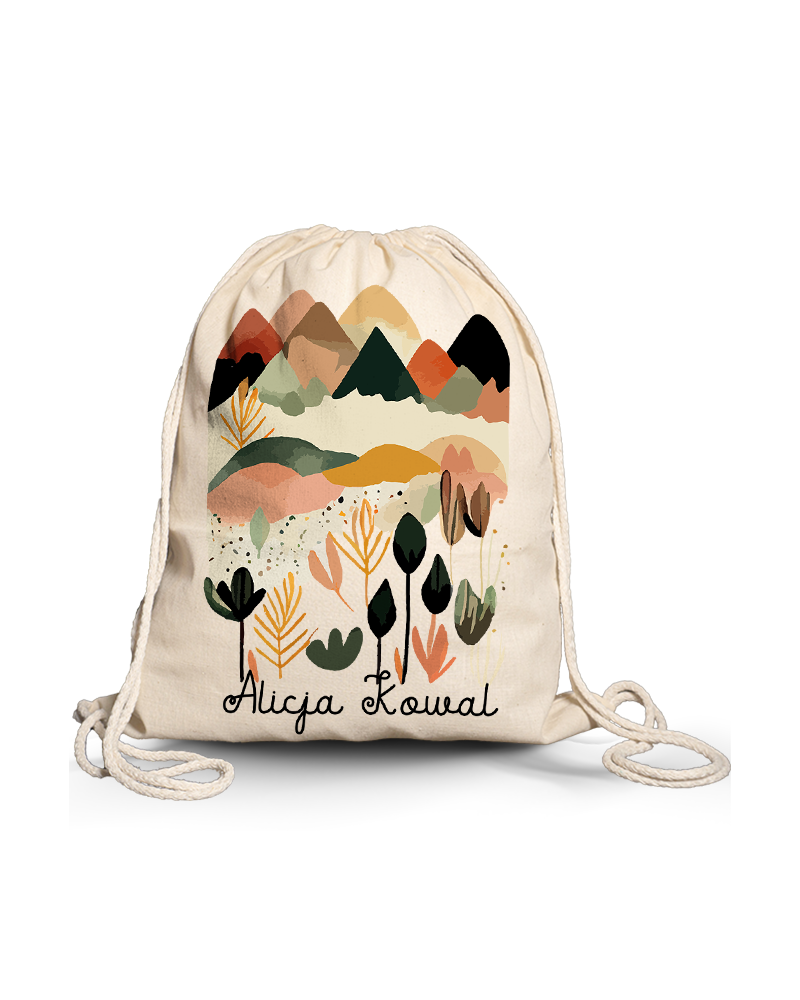 Worek \ plecak dla dziecka do żłobka przedszkola szkoły z IMIENIEM DZIECKA