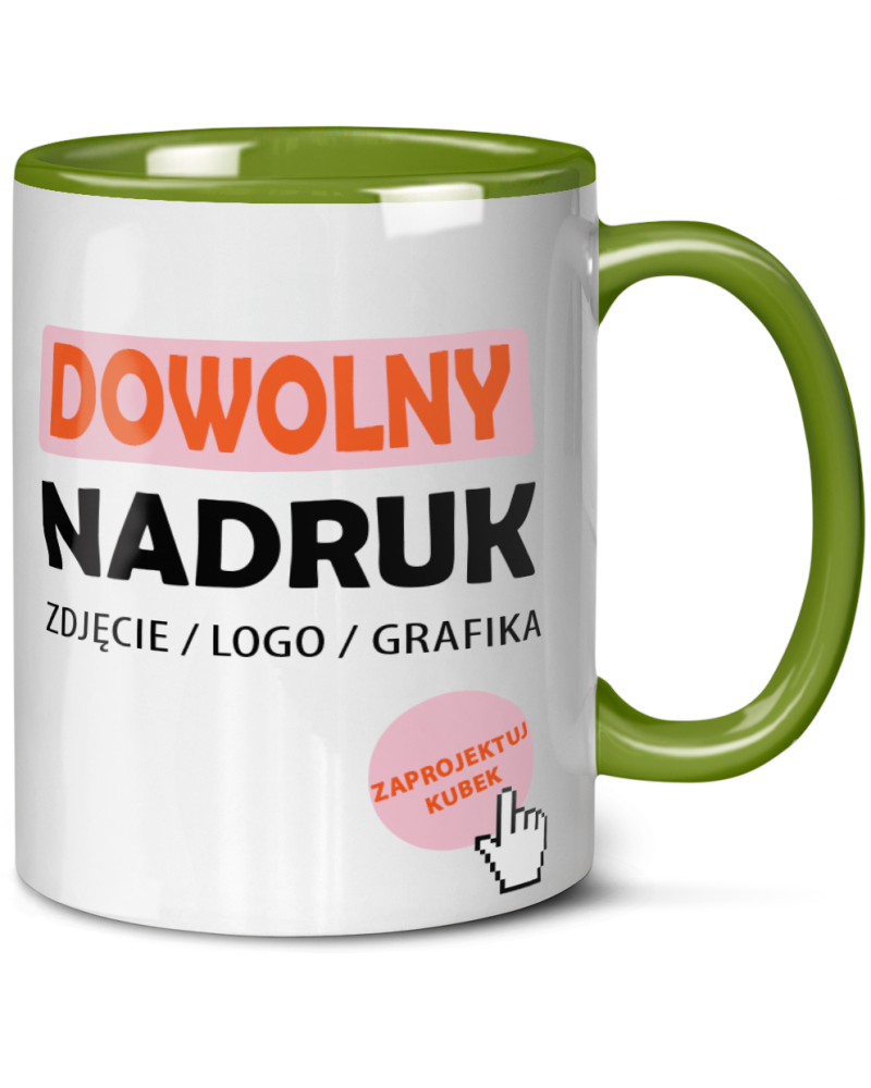 Kubek ze zdjęciem, imieniem, napisem zaprojektuj kubek stwórz indywidualny projekt np z logo nadrukiem