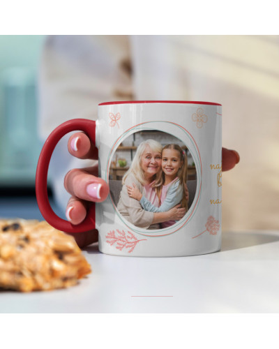 Kubek ze zdjęciem, imieniem, napisem zaprojektuj kubek stwórz indywidualny projekt np z logo nadrukiem