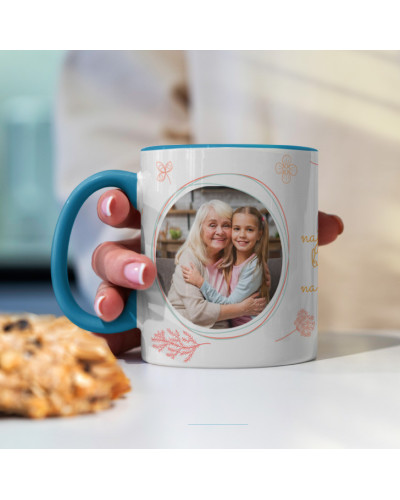 Kubek ze zdjęciem, imieniem, napisem zaprojektuj kubek stwórz indywidualny projekt np z logo nadrukiem