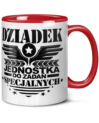 Kubek dla dziadka prezent  na dzień babci "Dziadek wie wszystko" śmieszny kubek upominek