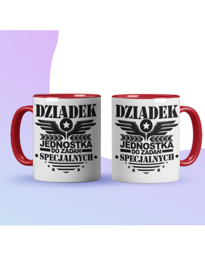 Kubek dla dziadka prezent  na dzień babci "Dziadek wie wszystko" śmieszny kubek upominek