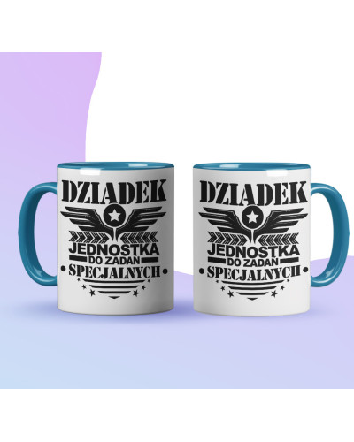 Kubek dla dziadka prezent  na dzień babci "Dziadek wie wszystko" śmieszny kubek upominek
