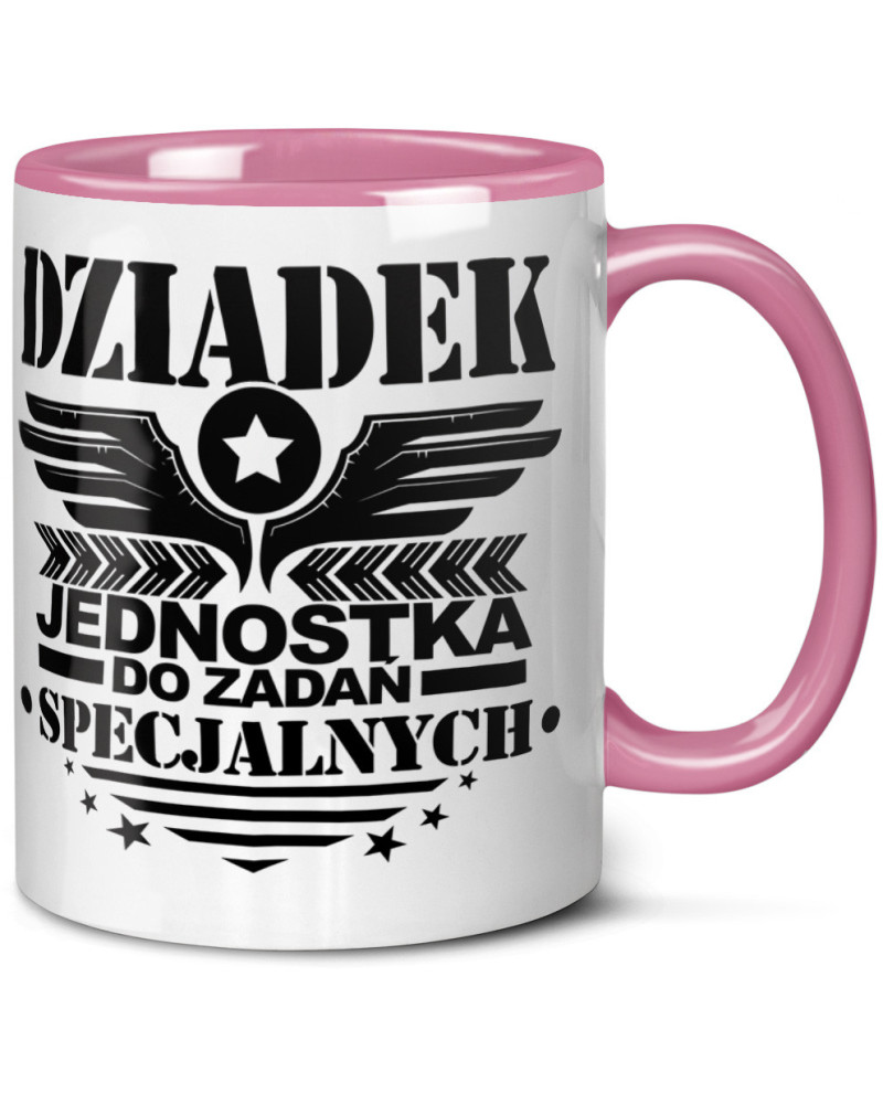 Kubek dla dziadka prezent  na dzień babci "Dziadek wie wszystko" śmieszny kubek upominek