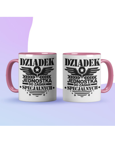 Kubek dla dziadka prezent  na dzień babci "Dziadek wie wszystko" śmieszny kubek upominek