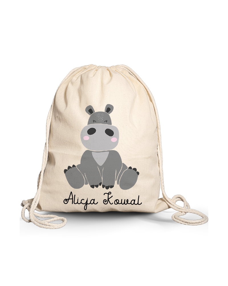 Worek \ plecak dla dziecka do żłobka przedszkola szkoły z IMIENIEM DZIECKA