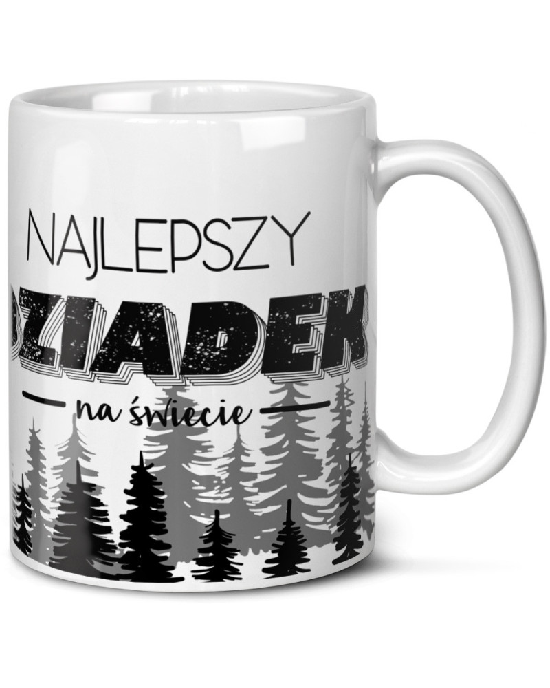 Kubek dla dziadka prezent  na dzień dziadka "Najlepszy dziadek na świecie" śmieszny kubek upominek
