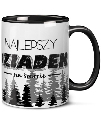 Kubek dla dziadka prezent  na dzień dziadka "Najlepszy dziadek na świecie" śmieszny kubek upominek