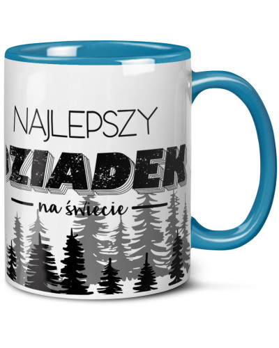 Kubek dla dziadka prezent  na dzień dziadka "Najlepszy dziadek na świecie" śmieszny kubek upominek
