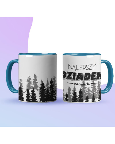 Kubek dla dziadka prezent  na dzień dziadka "Najlepszy dziadek na świecie" śmieszny kubek upominek