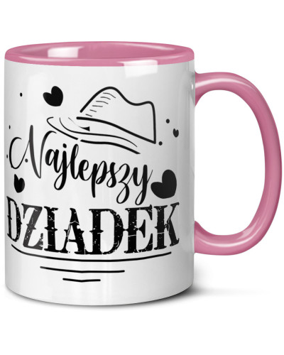 Kubek dla dziadka prezent  na dzień dziadka "Najlepszy dziadek" śmieszny kubek upominek