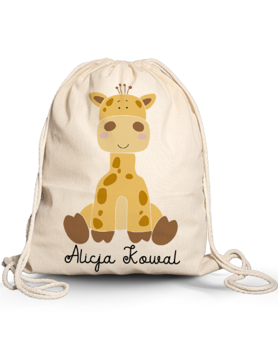 Worek \ plecak dla dziecka do żłobka przedszkola szkoły z IMIENIEM DZIECKA