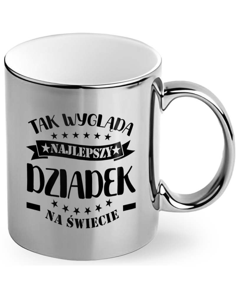 Kubek dla dziadka prezent  na dzień dziadka "Tak wygląda najlepszy dziadek na świecie"
