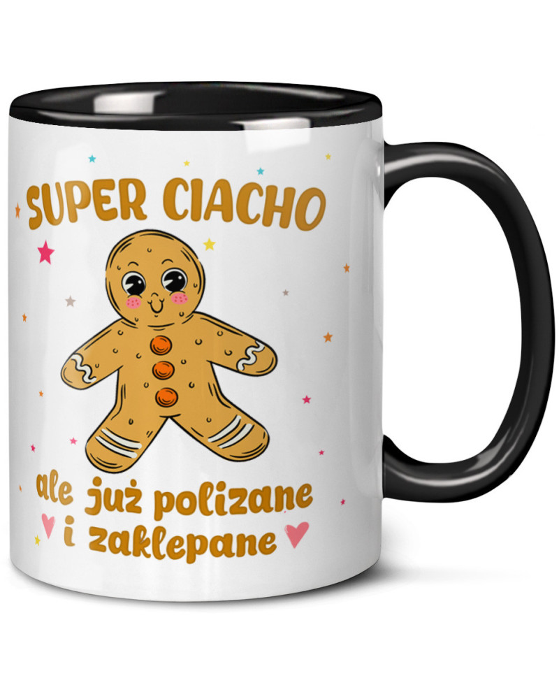 Kubek prezent na walentynki  dla dziewczyny dla chłopaka "Super ciacho ale już polizane i zaklepane"
