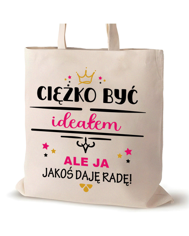 copy of copy of TORBA NA ZAKUPY BAWEŁNIANA PREZENT NA DZIEŃ MAMY ŻAJEBISTA MAMA DUŻA XXL