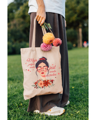 EKO TORBA PRAZENT DLA DZIEWCZYNY DZIEŃ MAMY WADA WZROKU OKULARY ŚMIESZNA