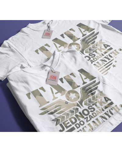 Koszulka dla taty na dzień ojca "Tata jednostka do zadań specjalnych"