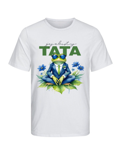 Koszulka dla taty na dzień ojca śmieszna nosacz "Żajebisty tata"