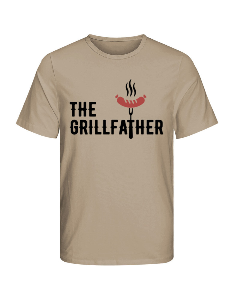 Koszulka dla taty na dzień ojca śmieszna nosacz "The Grill Father"