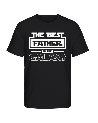 Koszulka dla taty na dzień ojca śmieszna nosacz "The best father in the galaxy"