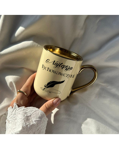 Kubek elegant dla nauczyciela – prezent  na Dzień Nauczyciela