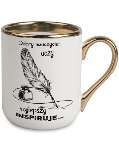 Kubek elegant dla nauczyciela – prezent  na Dzień Nauczyciela