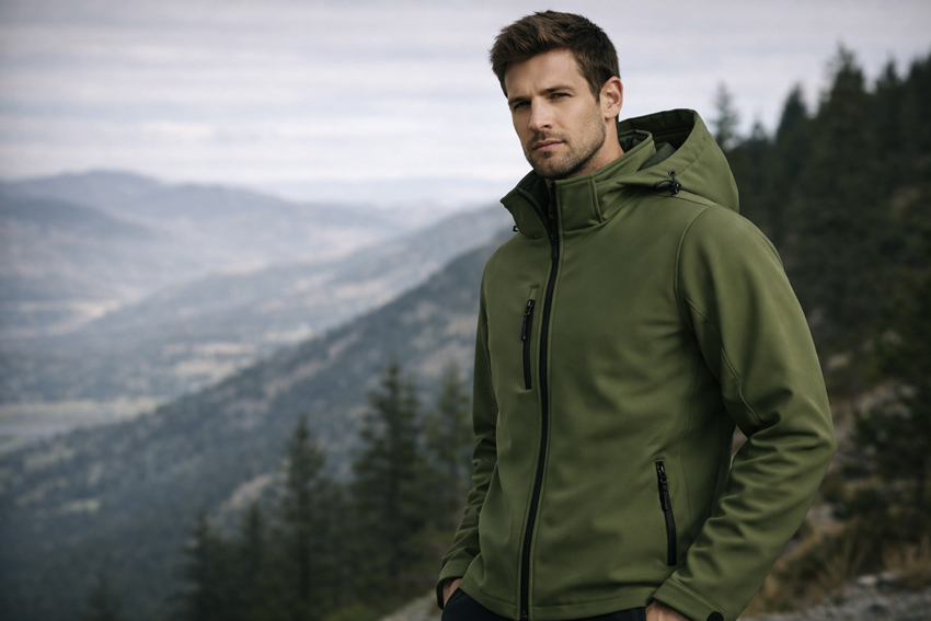 softshell submedia z logo firmy